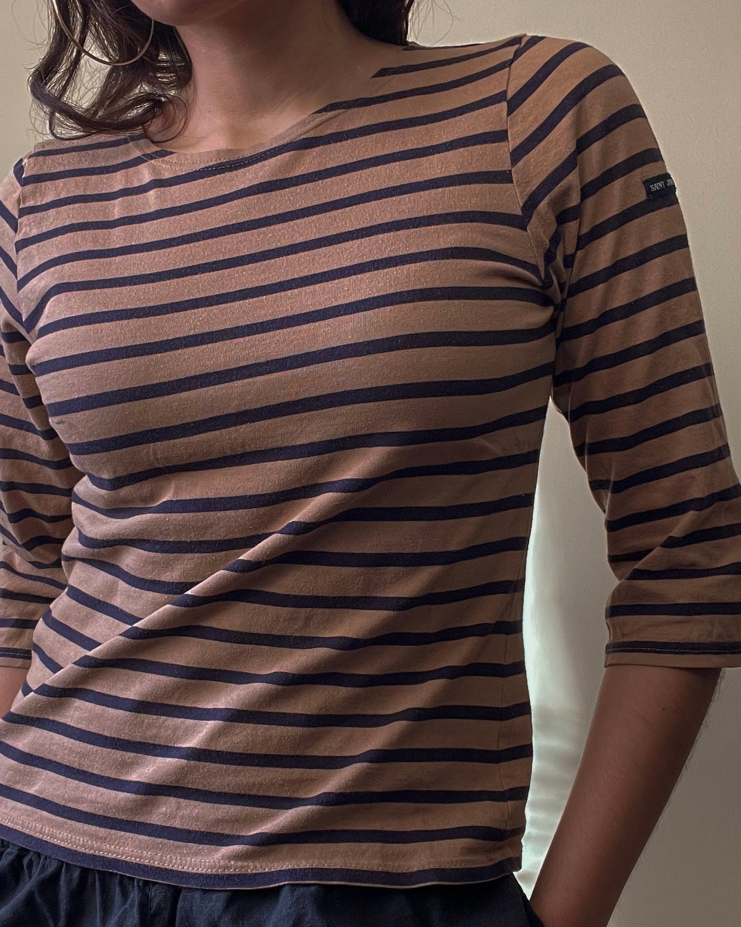 Preloved Brand Saint James Sailor Stripe Cotton Shirt