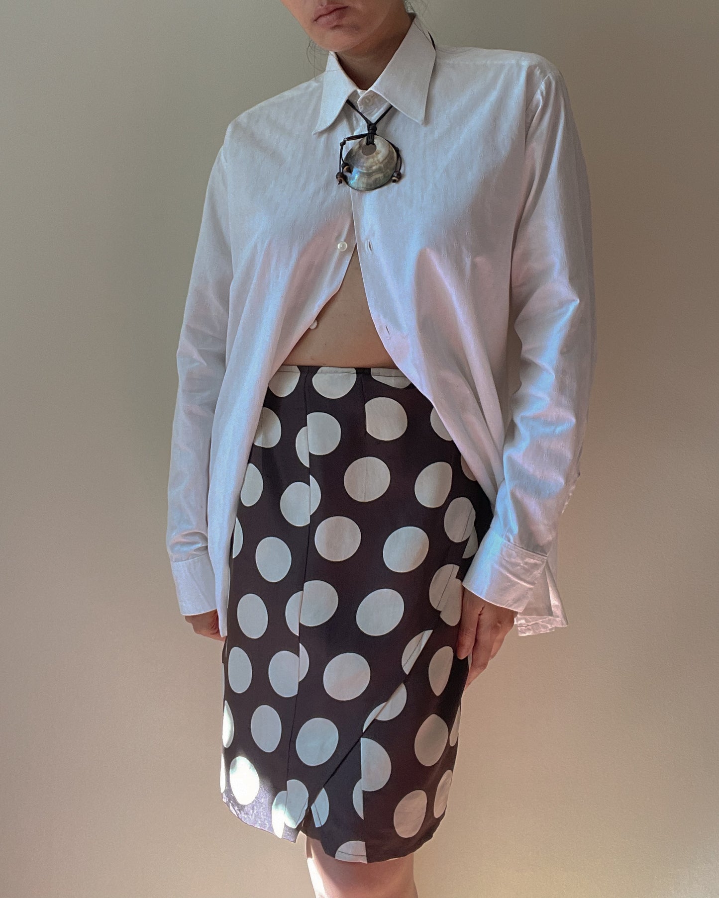 Vintage Chilean Statement Shell Necklace