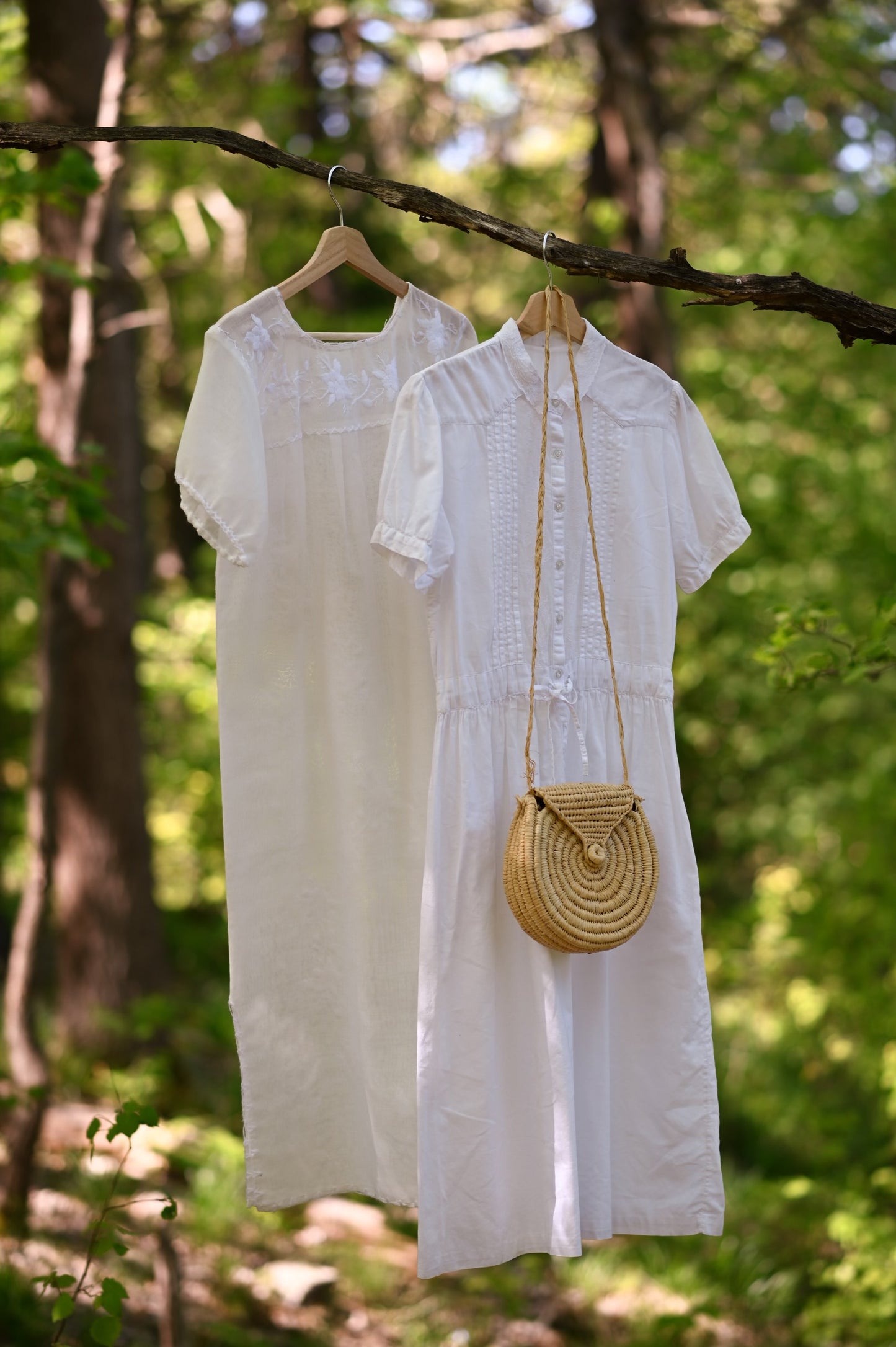 Vintage Midsummer Floral Embroidered Dress