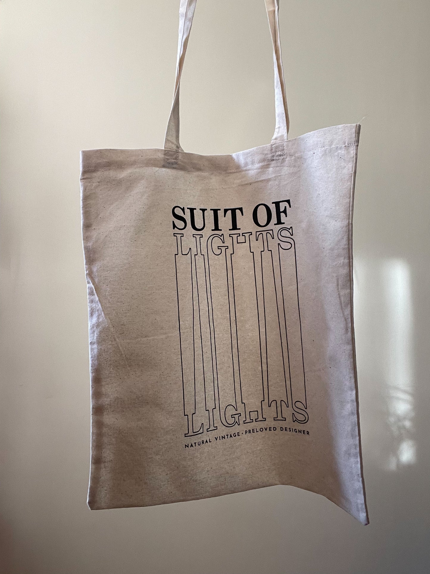Suit of Lights Cotton Canvas Tote Bag