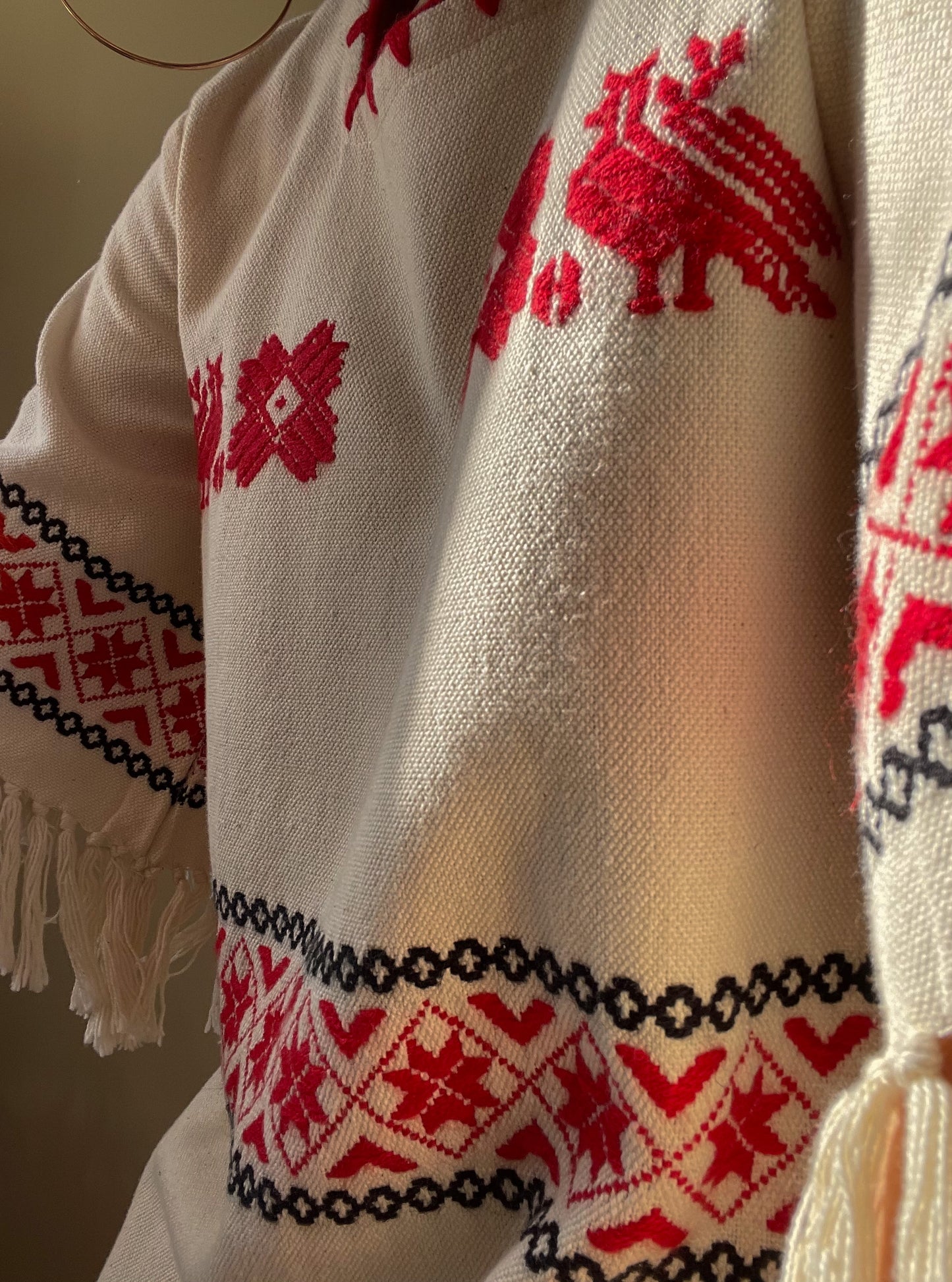 Vintage Mexican Dress With Embroidery