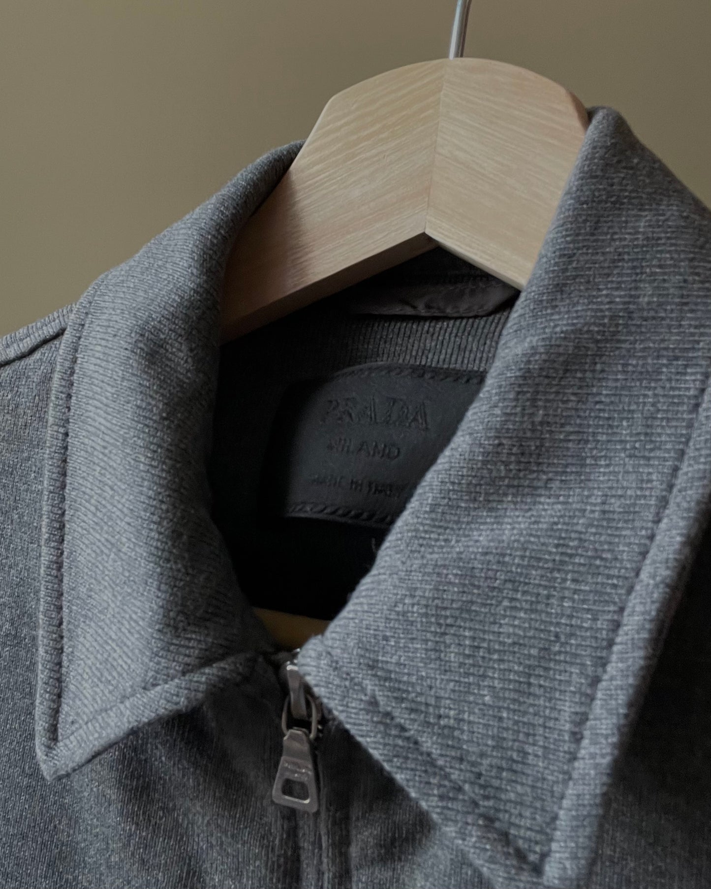 vintage prada cotton knit jacket women