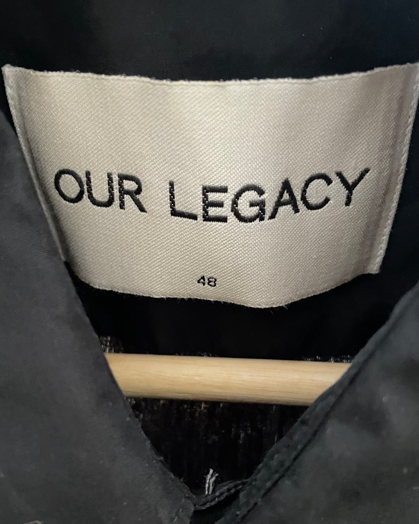 Preloved Our Legacy Black Cotton Shirt