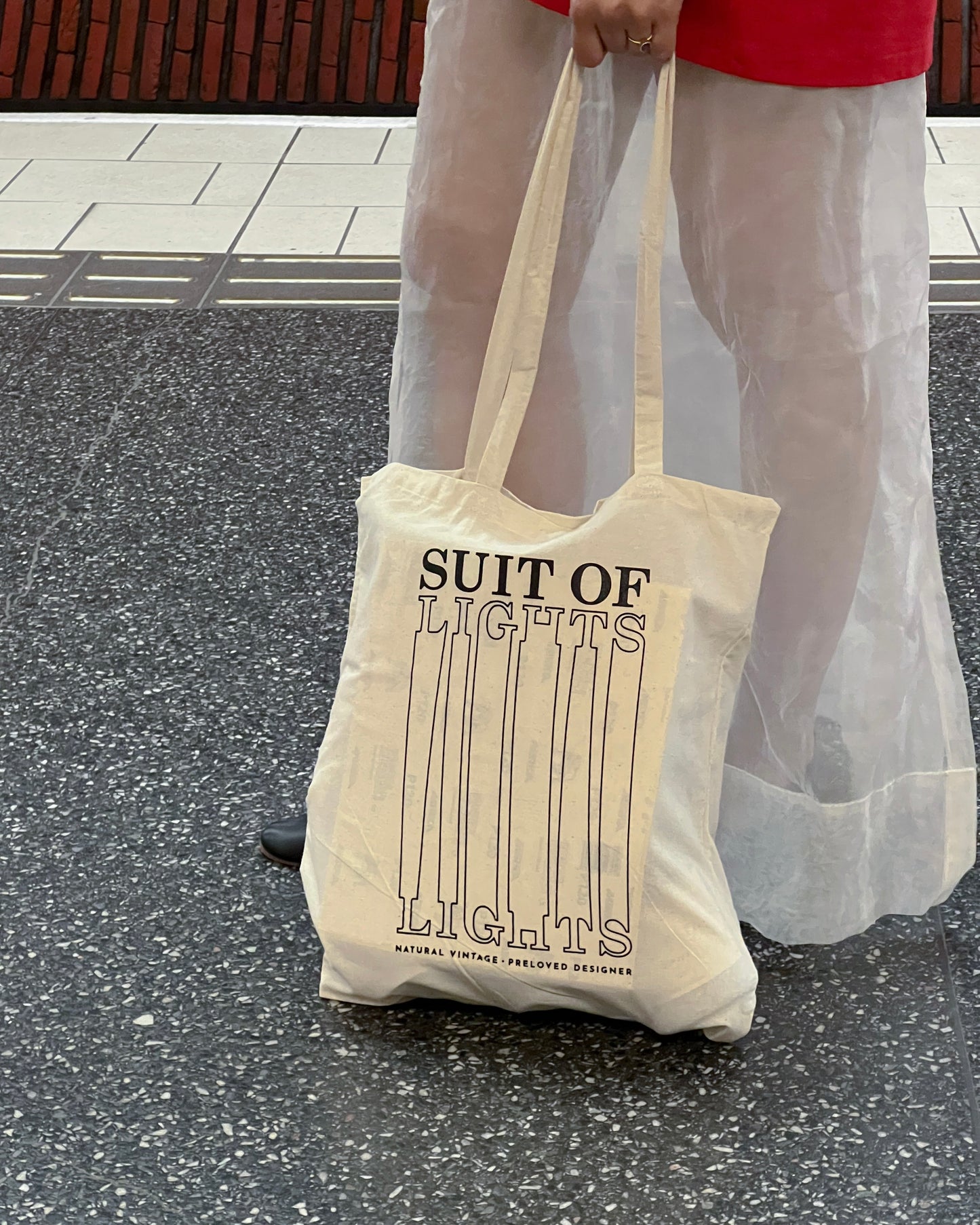 Suit of Lights Cotton Canvas Tote Bag