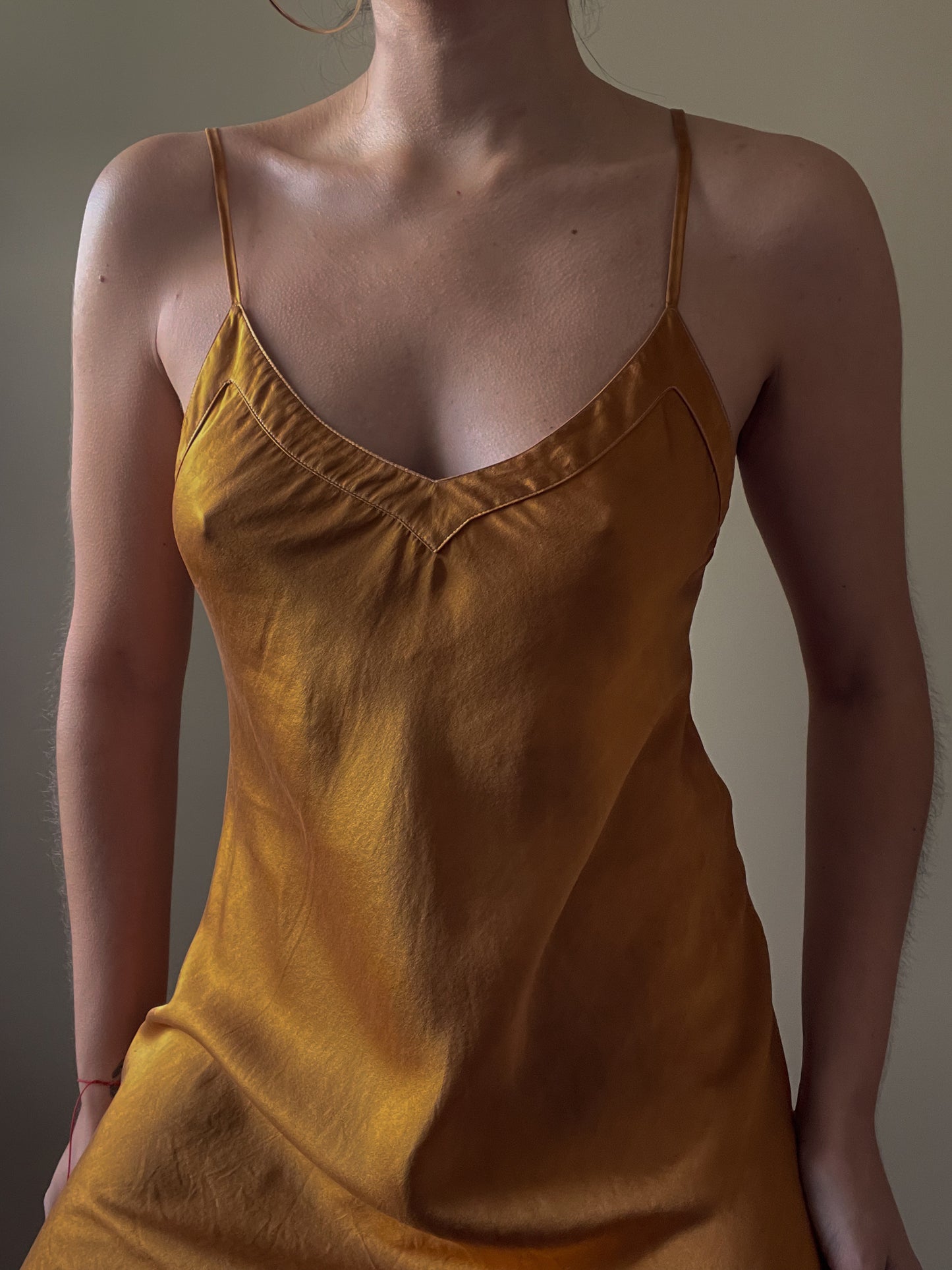 Preloved Hand Dyed Silk Slip Dress