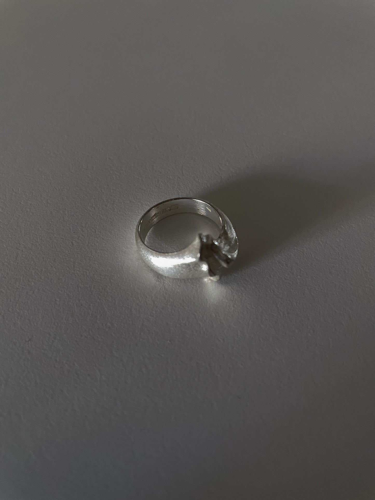 Vintage Designer Björn Weckstrom For Lapponia Sterling Silver Ring