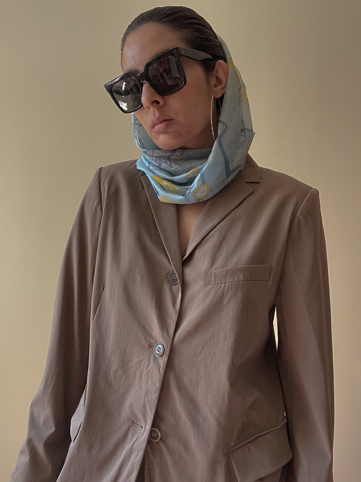 Vintage Designer Jil Sander Brown Blazer