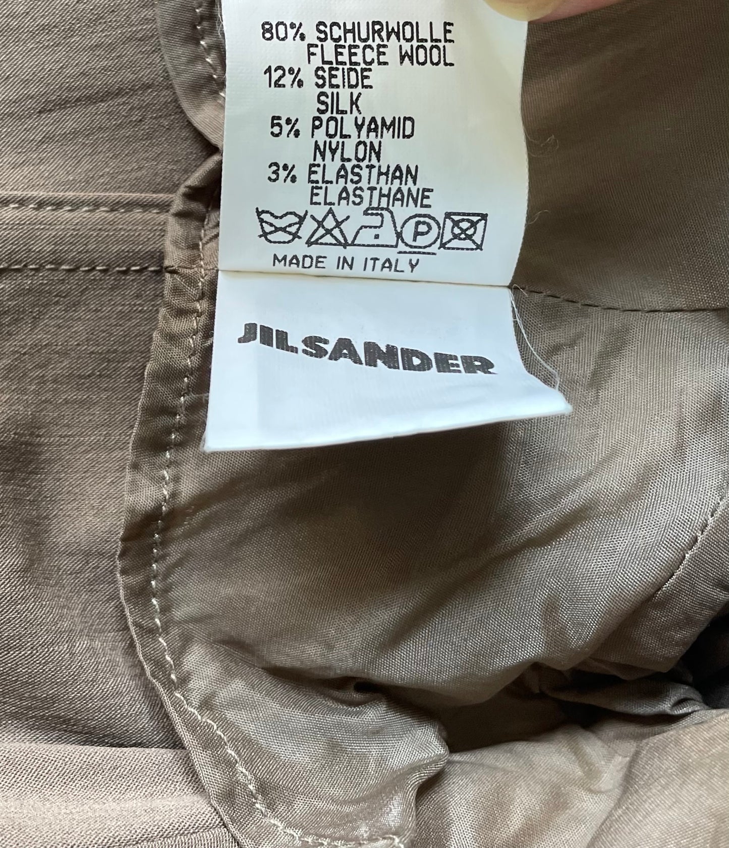 Vintage Designer Jil Sander Brown Blazer