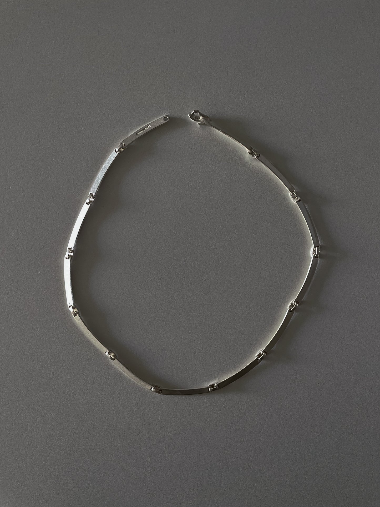 Vintage Designer Björn Weckstrom For Lapponia Sterling Silver Labyrinth Necklace