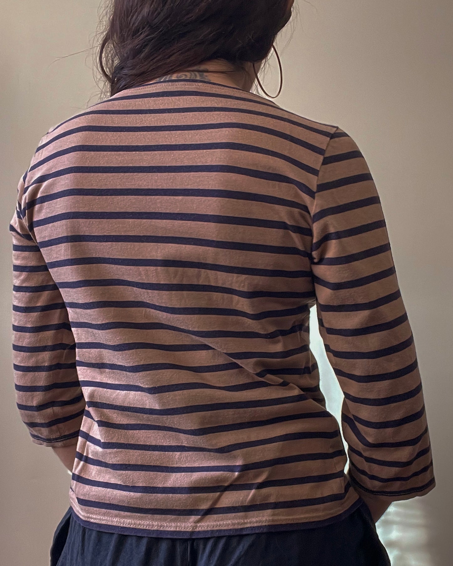 Preloved Brand Saint James Sailor Stripe Cotton Shirt