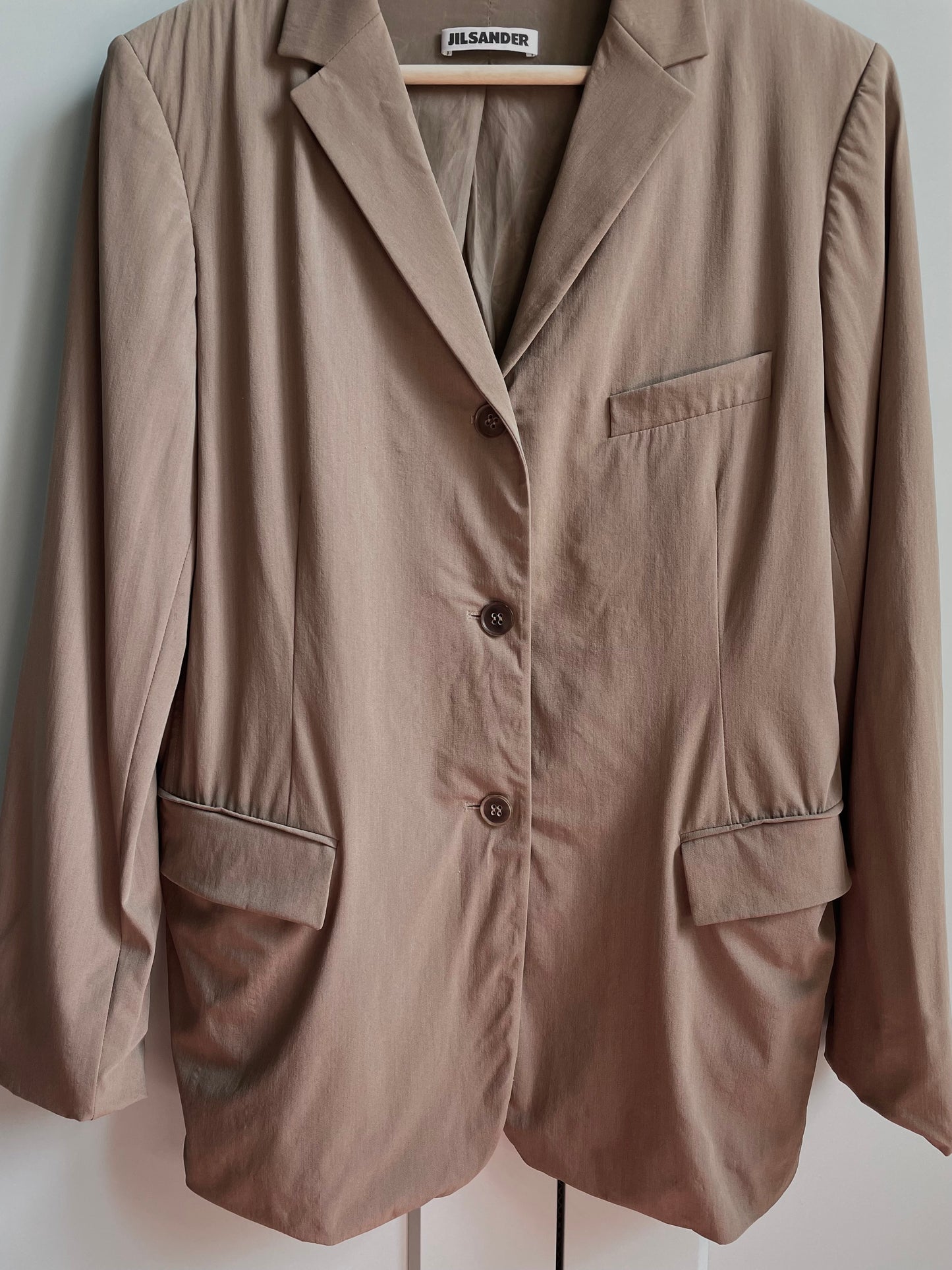 Vintage Designer Jil Sander Brown Blazer