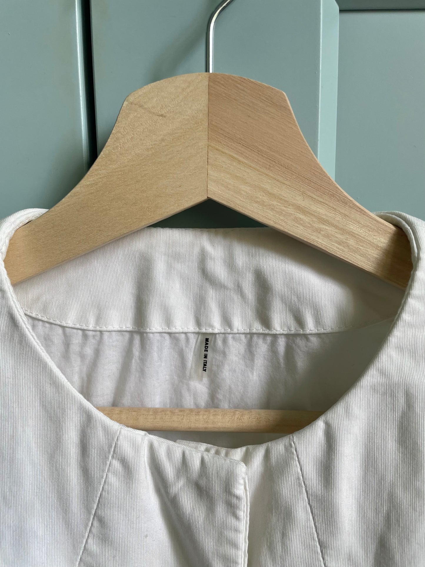 Preloved Designer Jil Sander White Cotton Jacket