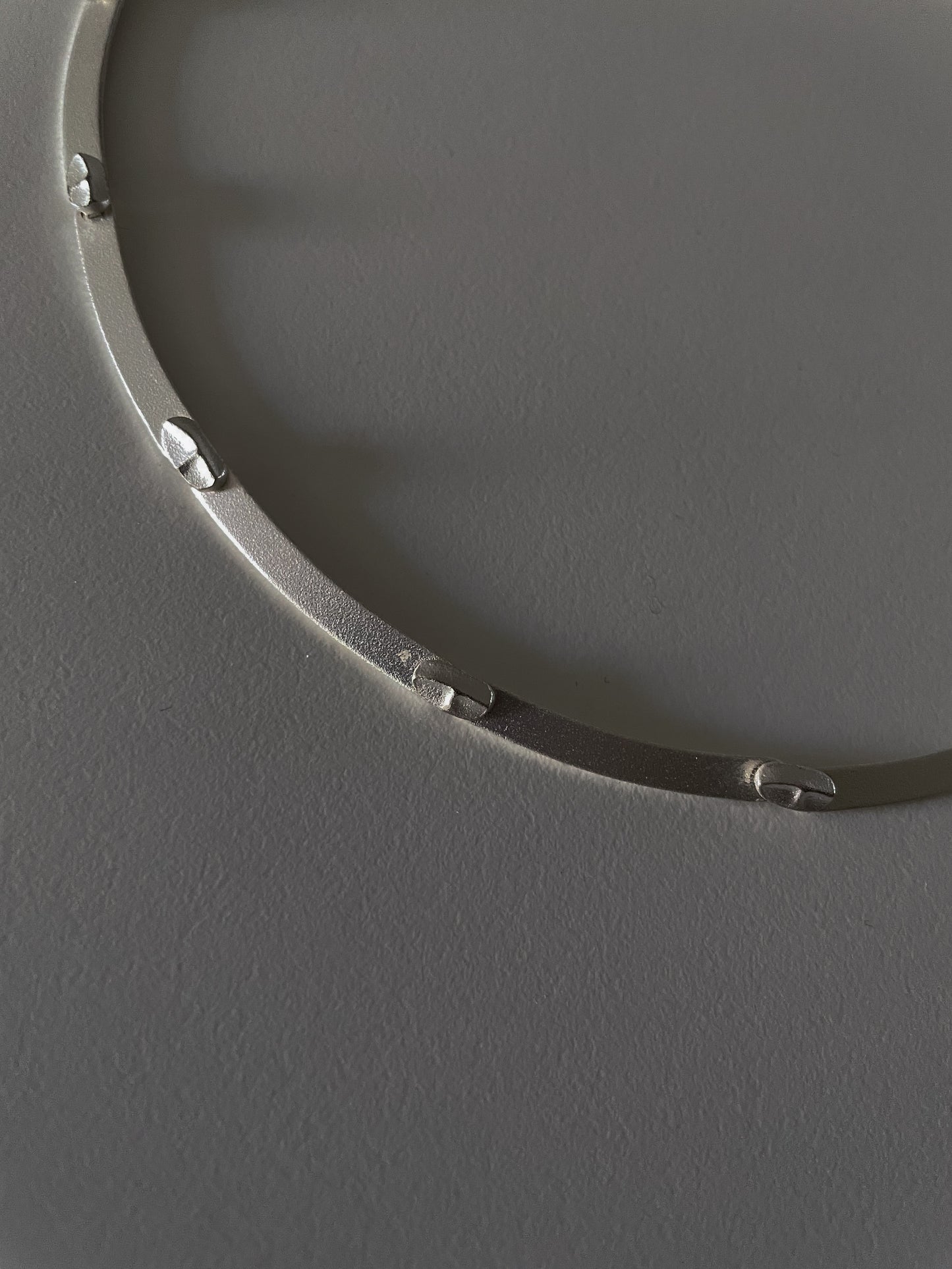 Vintage Designer Björn Weckstrom For Lapponia Sterling Silver Labyrinth Necklace