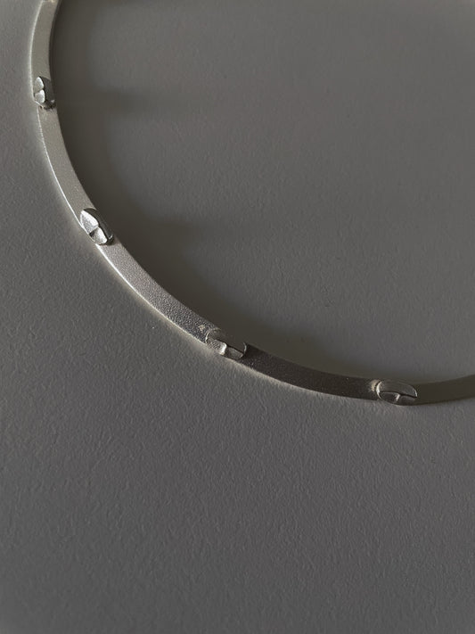 Vintage Designer Björn Weckstrom For Lapponia Sterling Silver Labyrinth Necklace