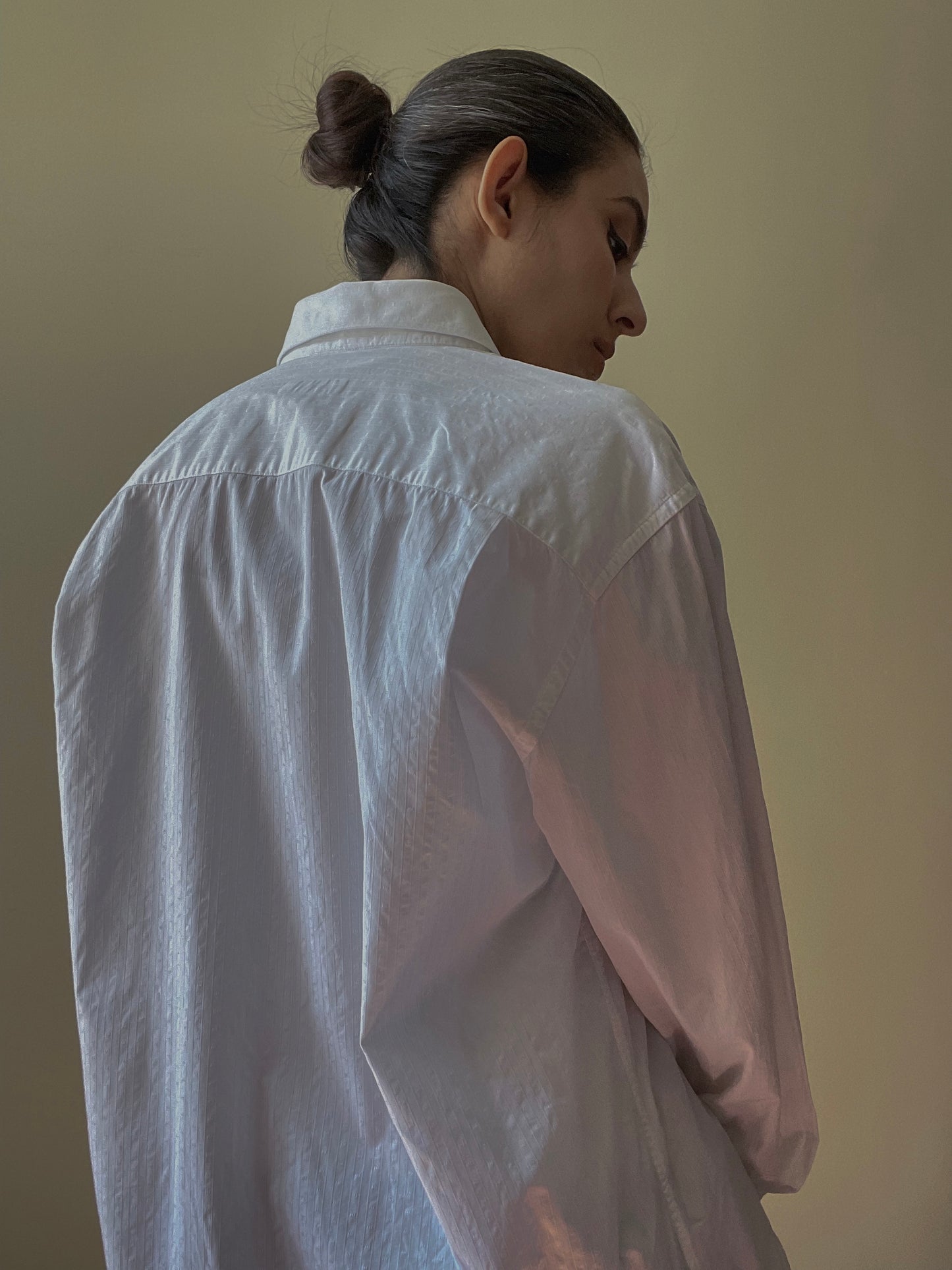 Vintage Designer Armani White Button Down Shirt