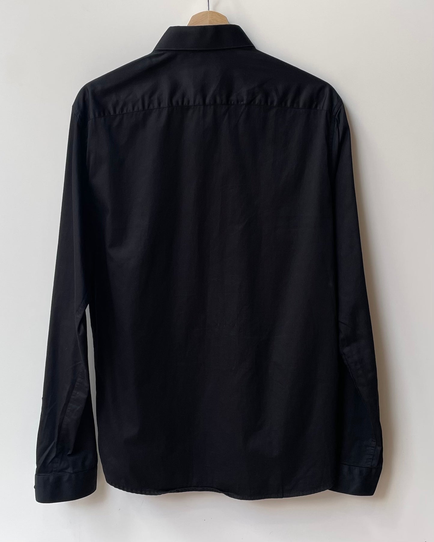 Vintage Emmanuelle Khanh Black Cotton Shirt