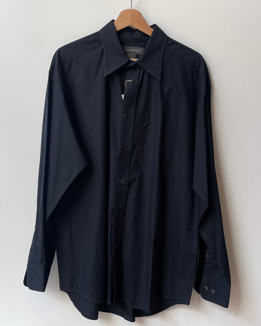 Vintage Banana Republic Black Cotton Shirt