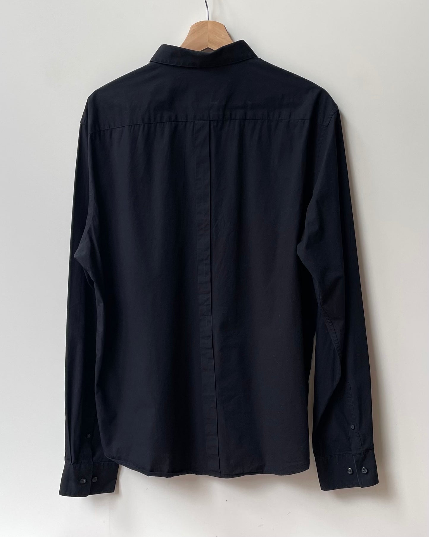 Vintage Donna Karan Black Cotton Shirt