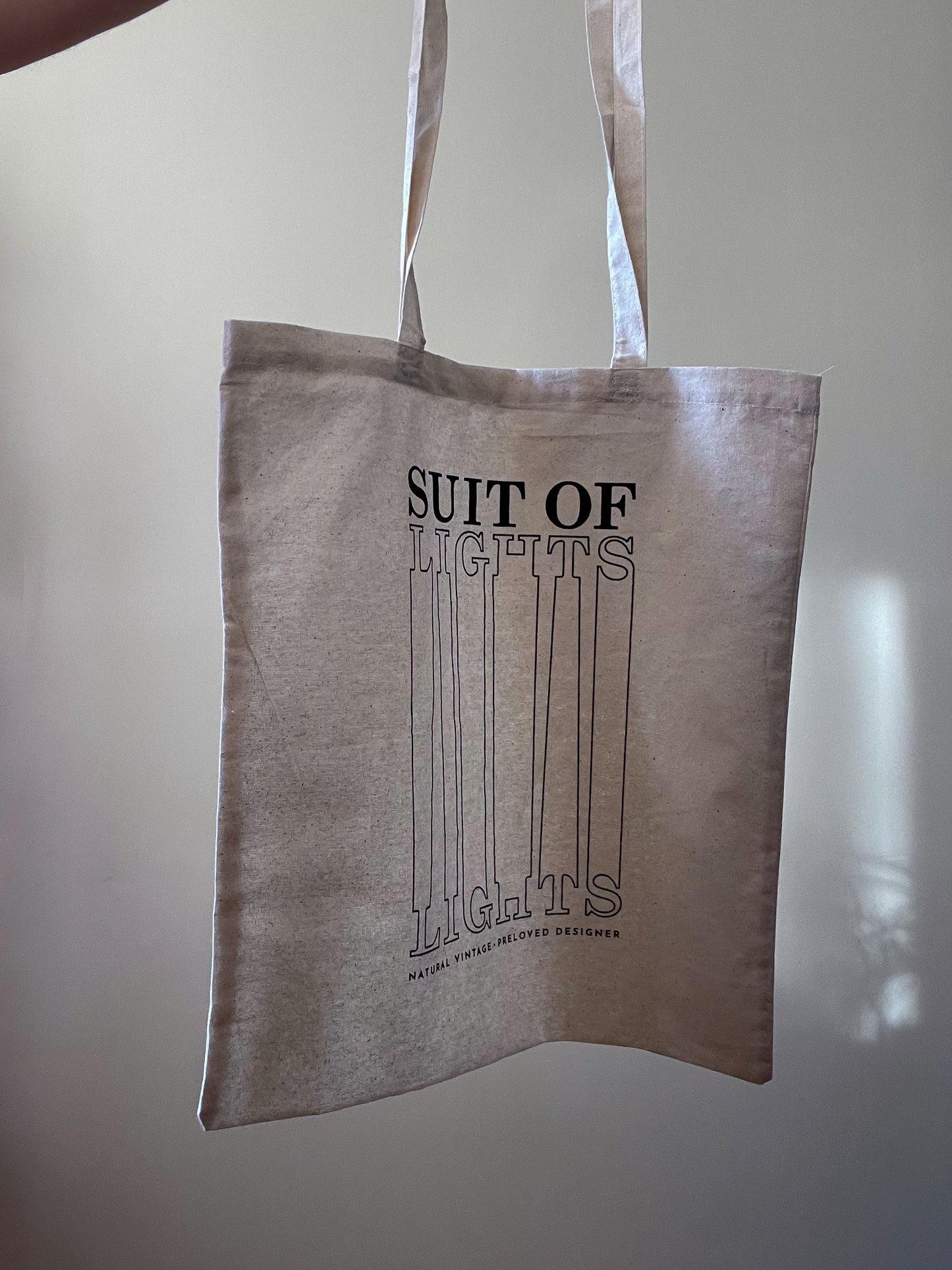 Suit of Lights Cotton Canvas Tote Bag
