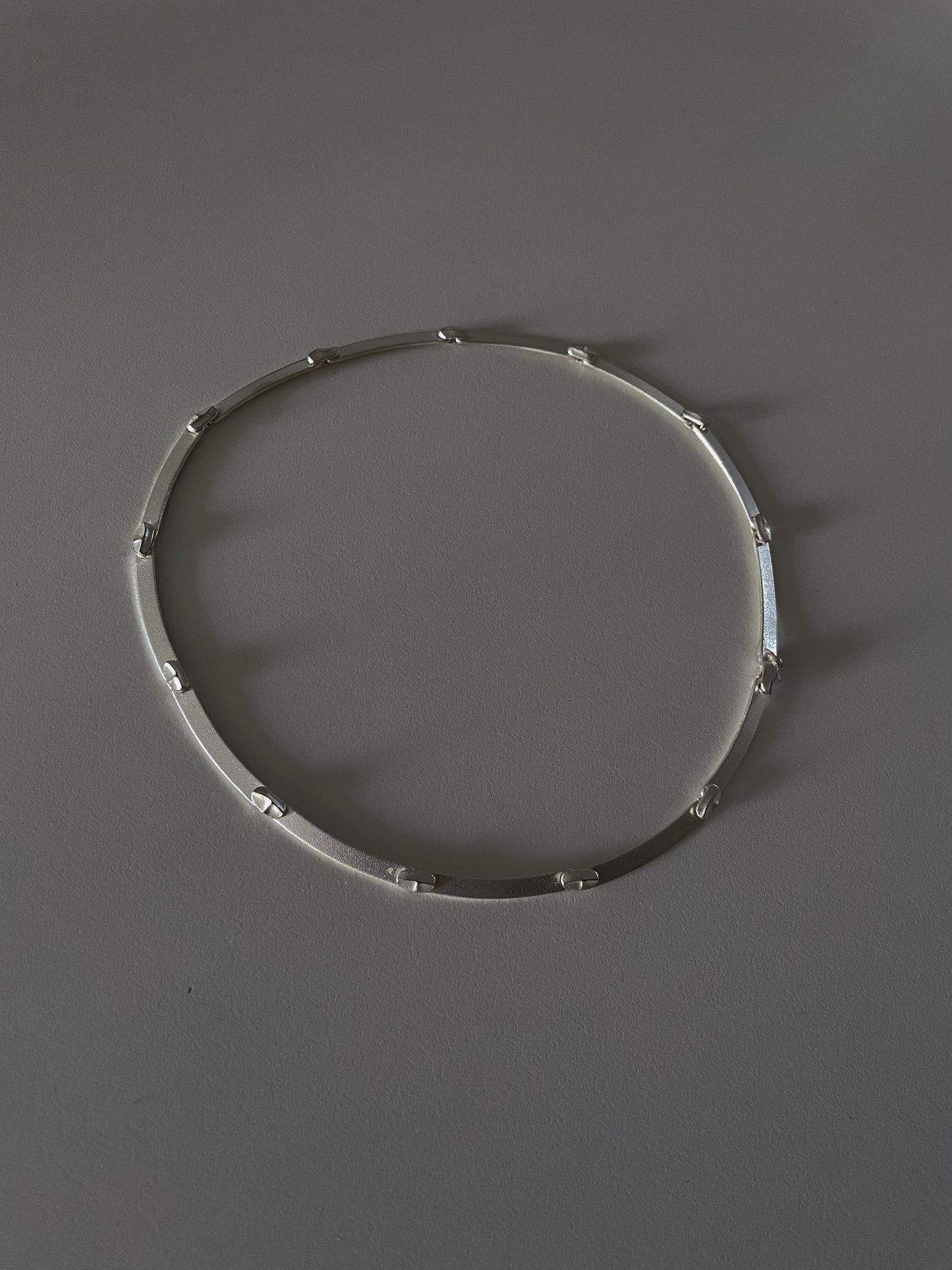 Vintage Designer Björn Weckstrom For Lapponia Sterling Silver Labyrinth Necklace