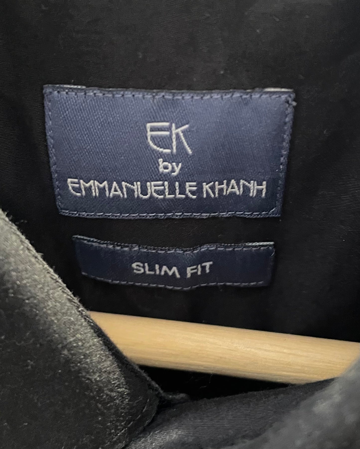 Vintage Emmanuelle Khanh Black Cotton Shirt
