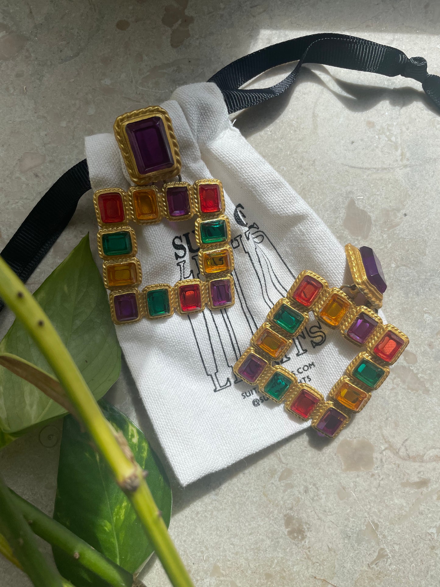 Vintage Dinner Party Earring Set