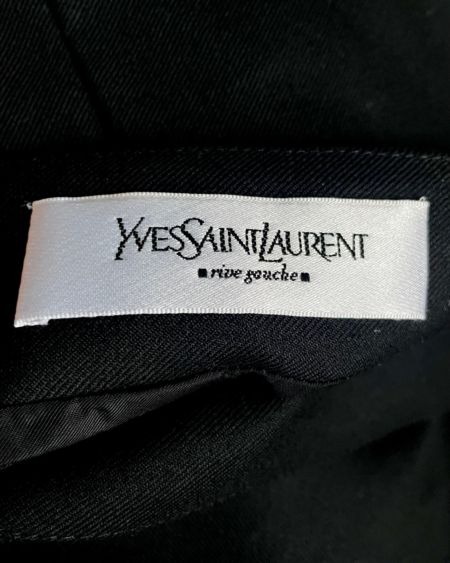 Preloved Designer Yves Saint Laurent Rive Gauche Corset Pencil Skirt