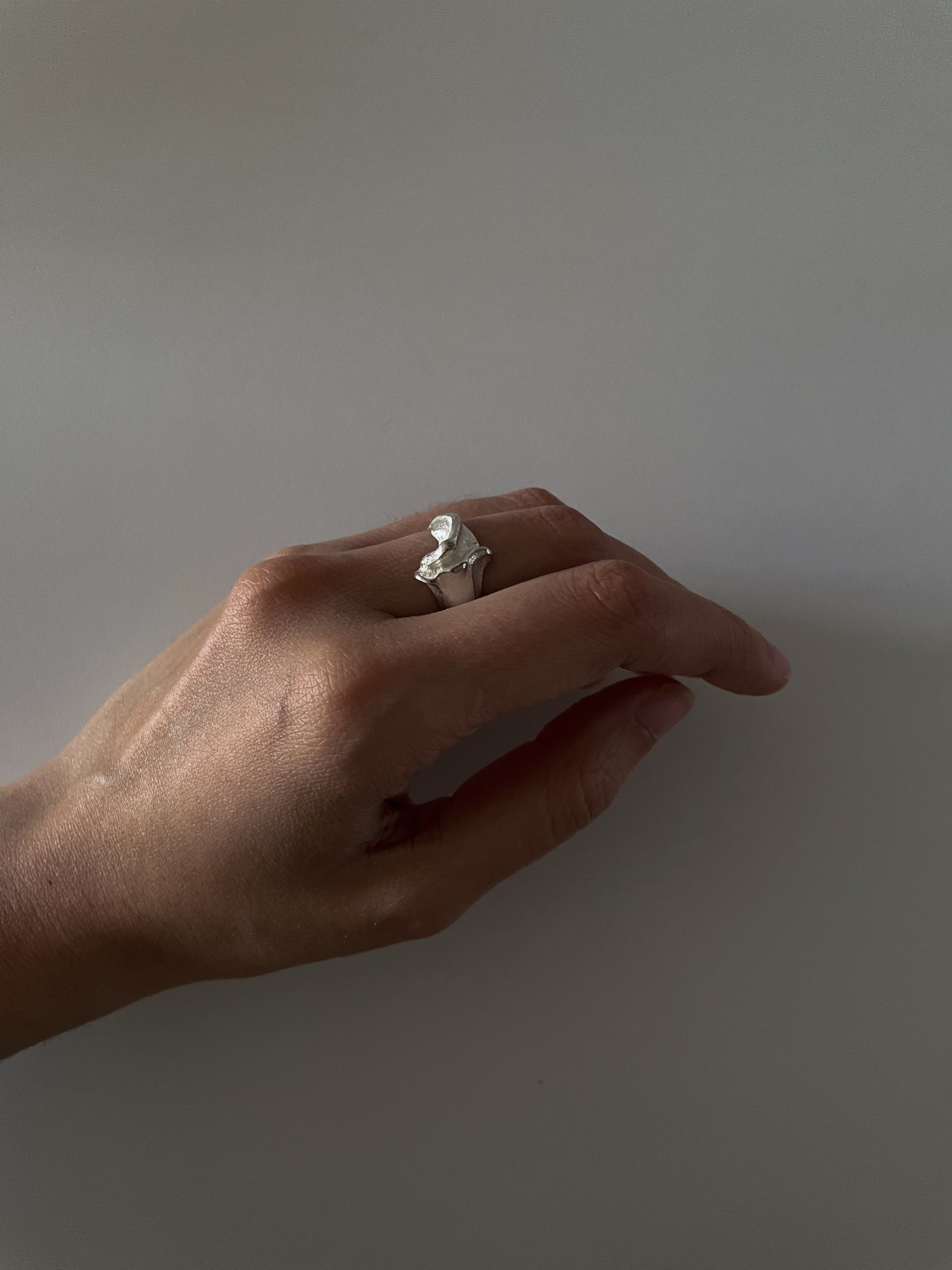 Vintage Designer Björn Weckstrom For Lapponia Sterling Silver Ring