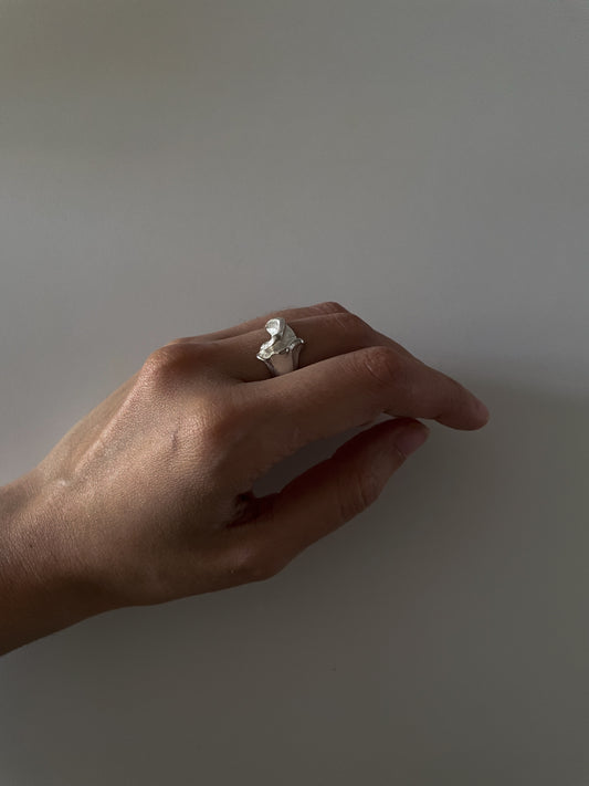 Vintage Designer Björn Weckstrom For Lapponia Sterling Silver Ring