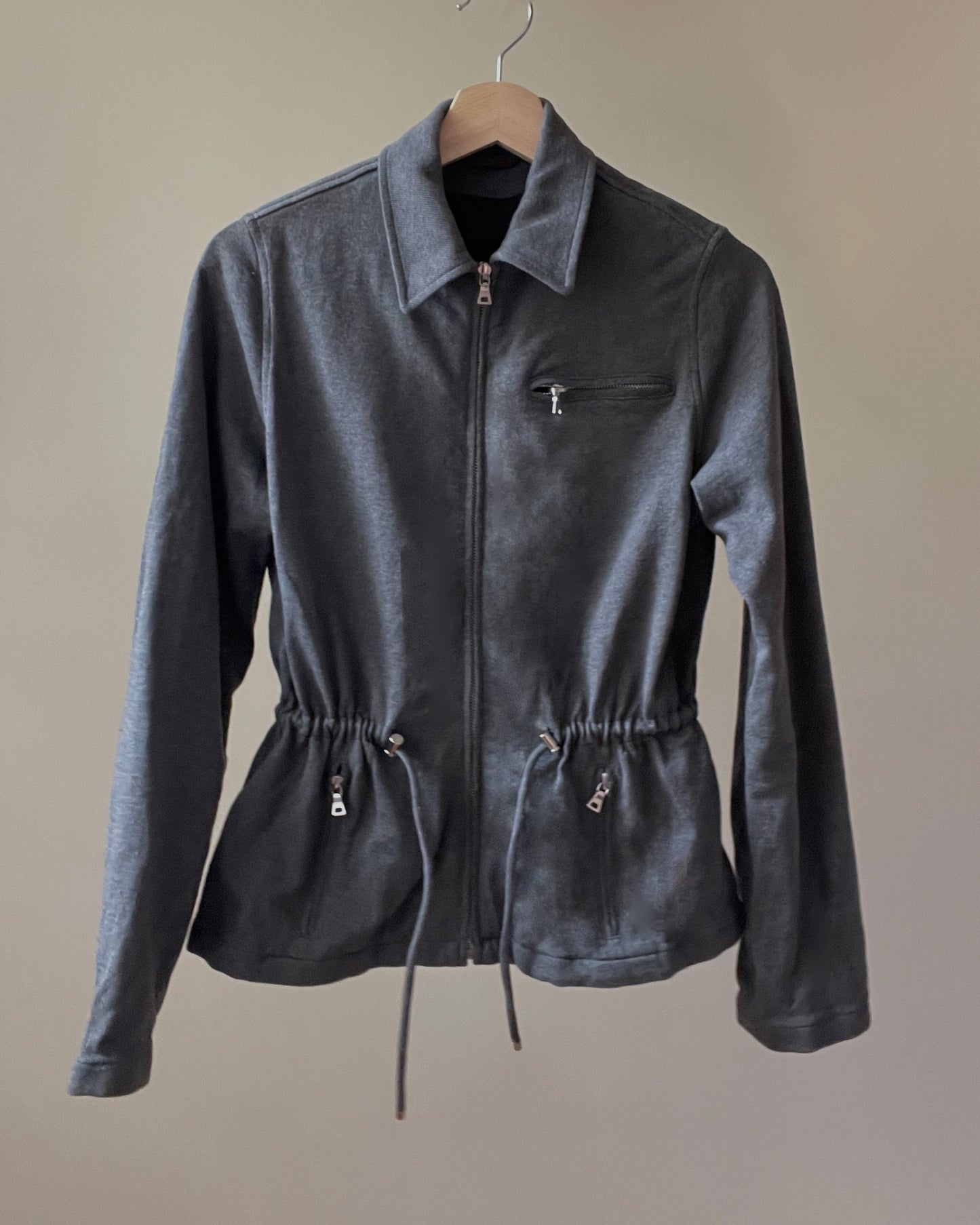 Vintage Prada Cotton Knit Zip Jacket