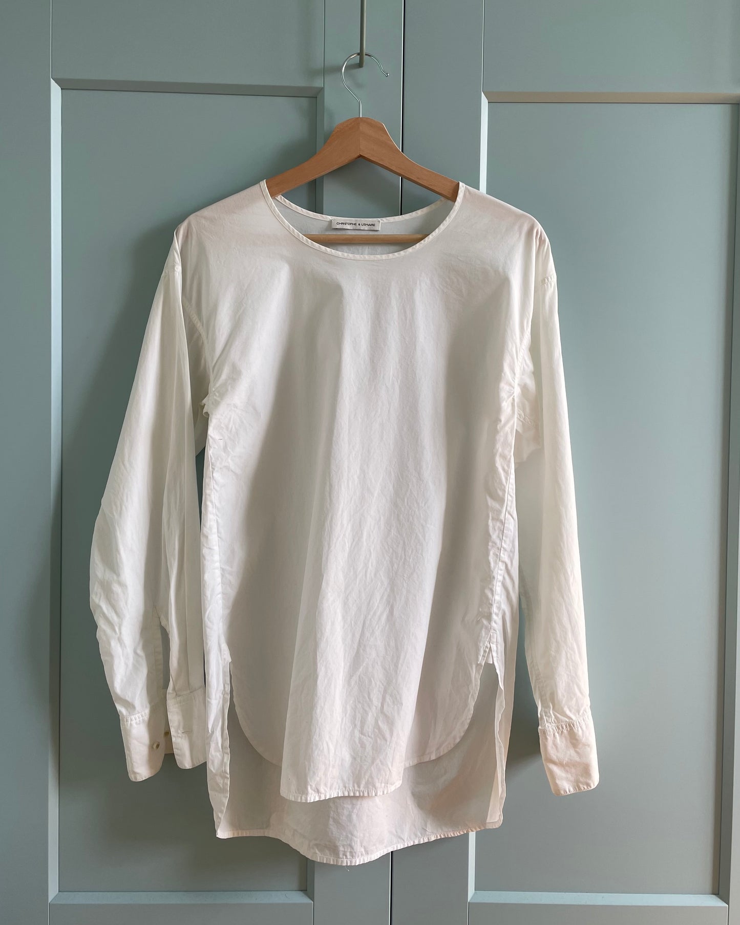 christophe lemaire cotton tunic top