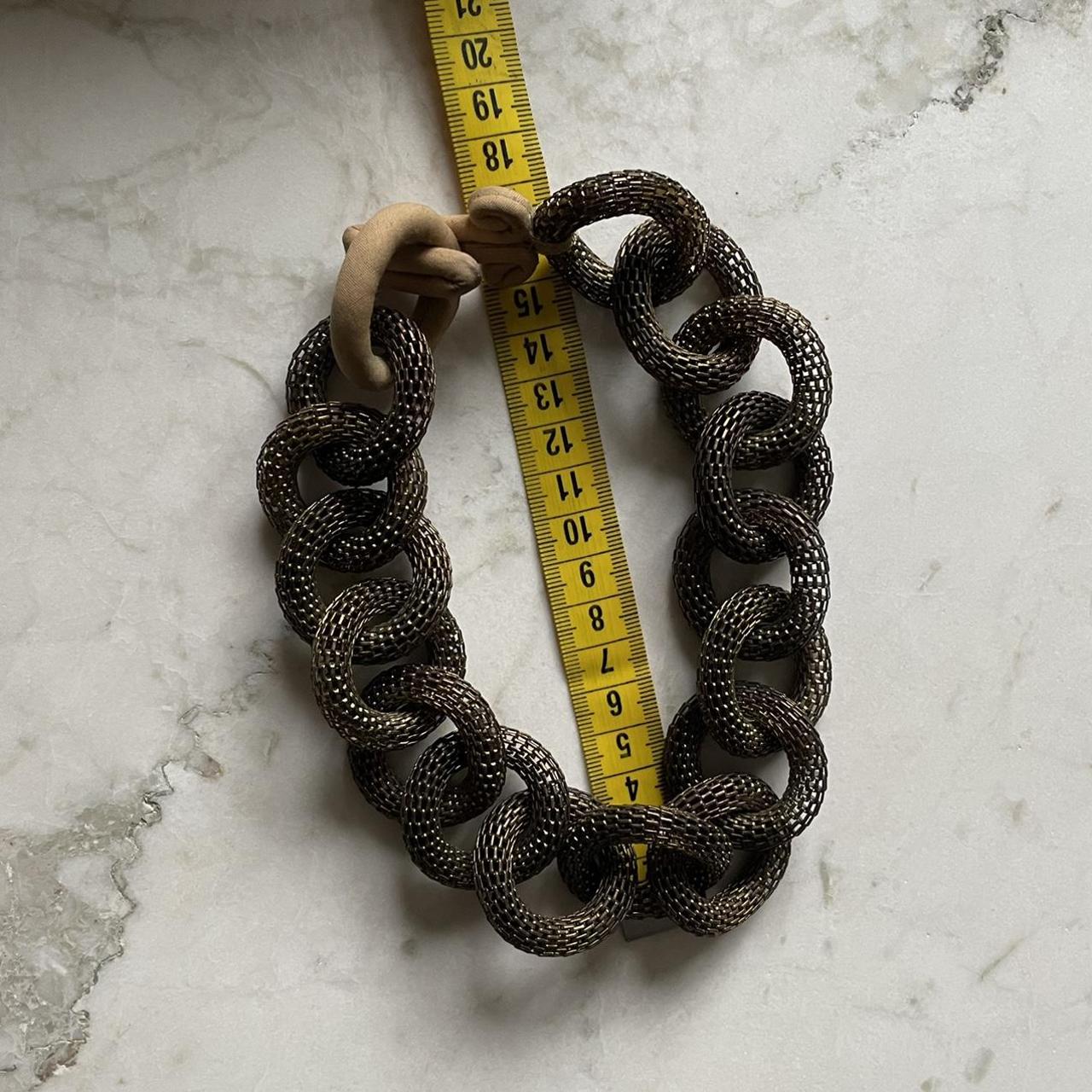 Vintage Mesh Link Choker Necklace