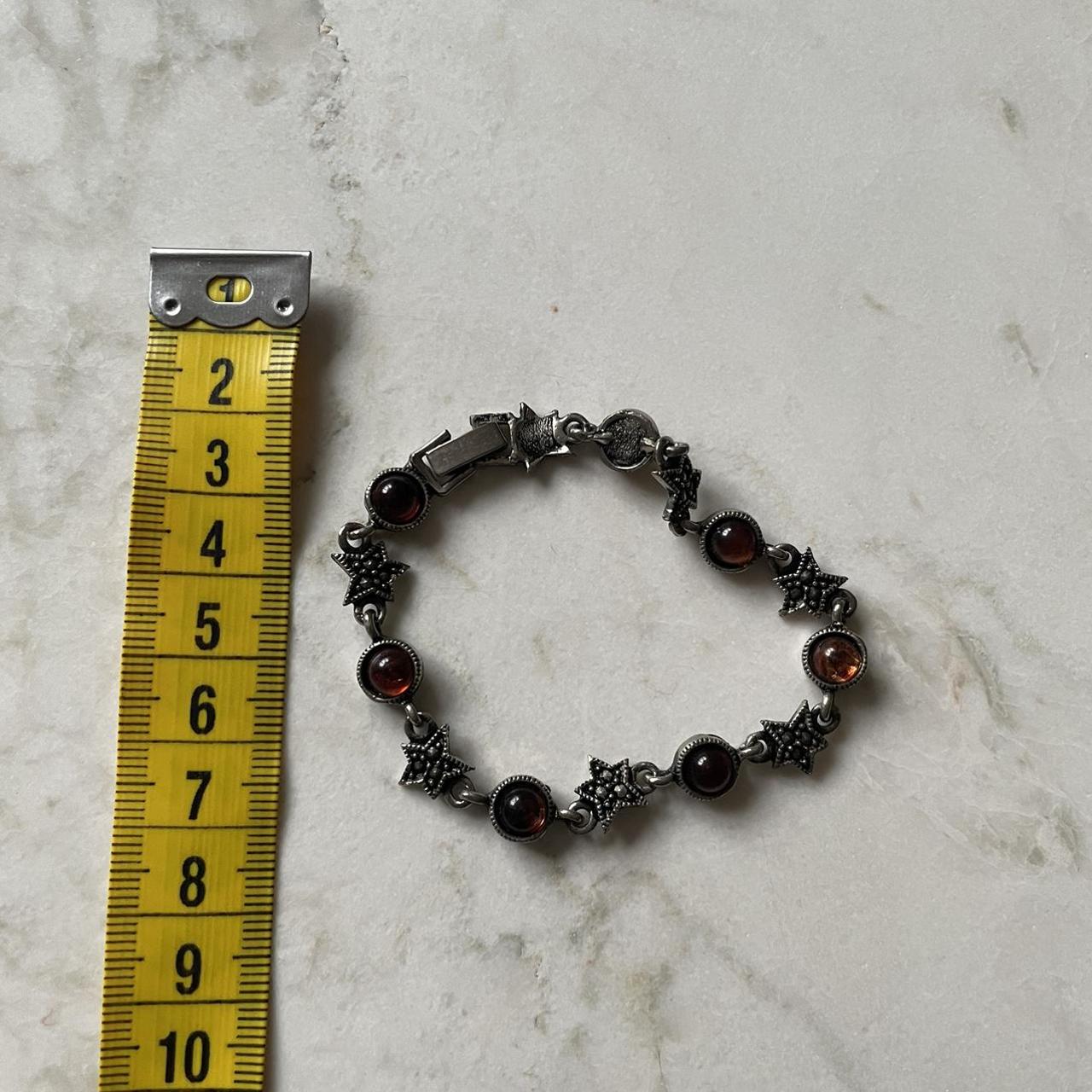 Vintage Amber and Star Bracelet