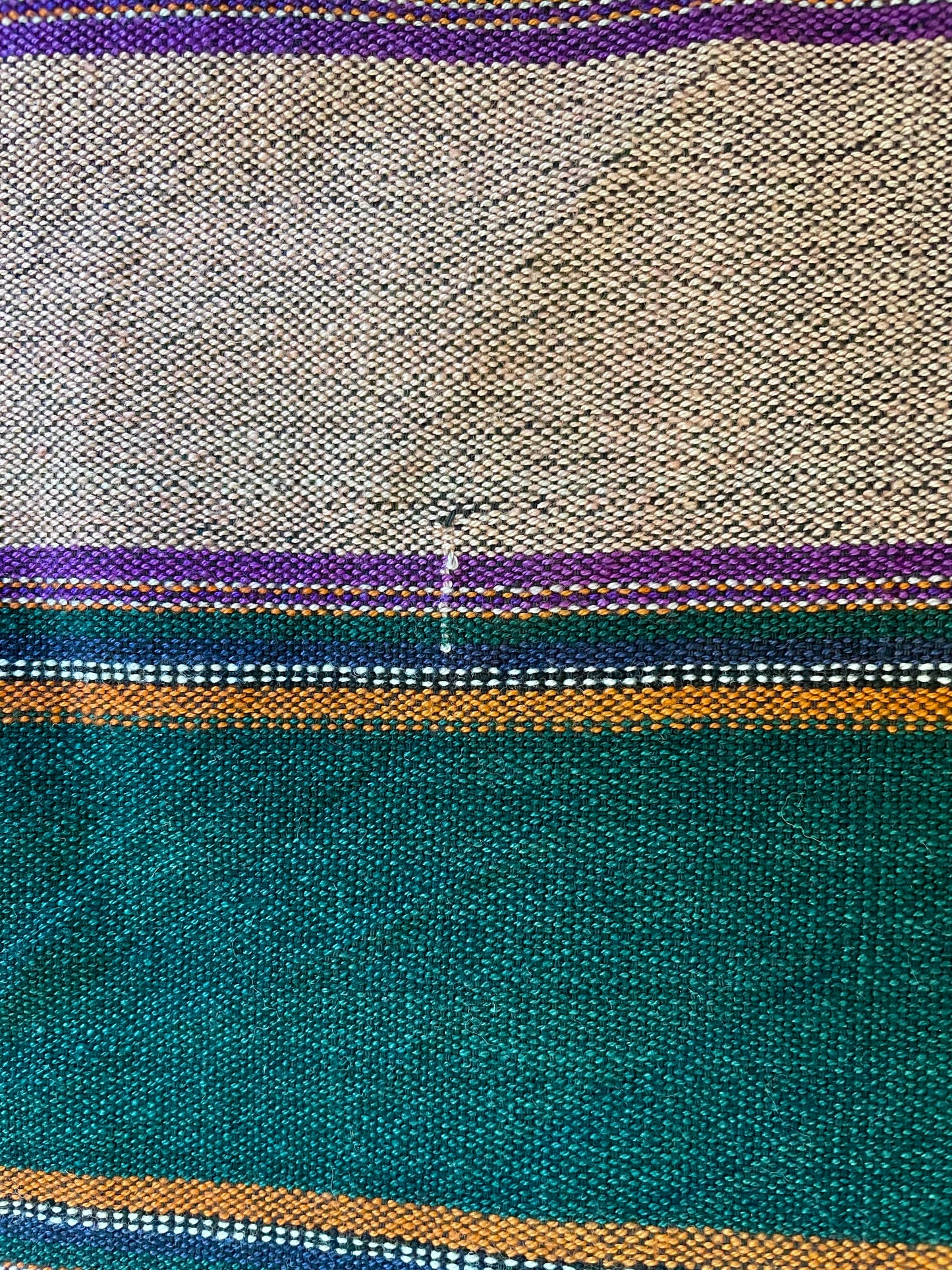 Vintage Handcrafted Cotton Stripe Skirt