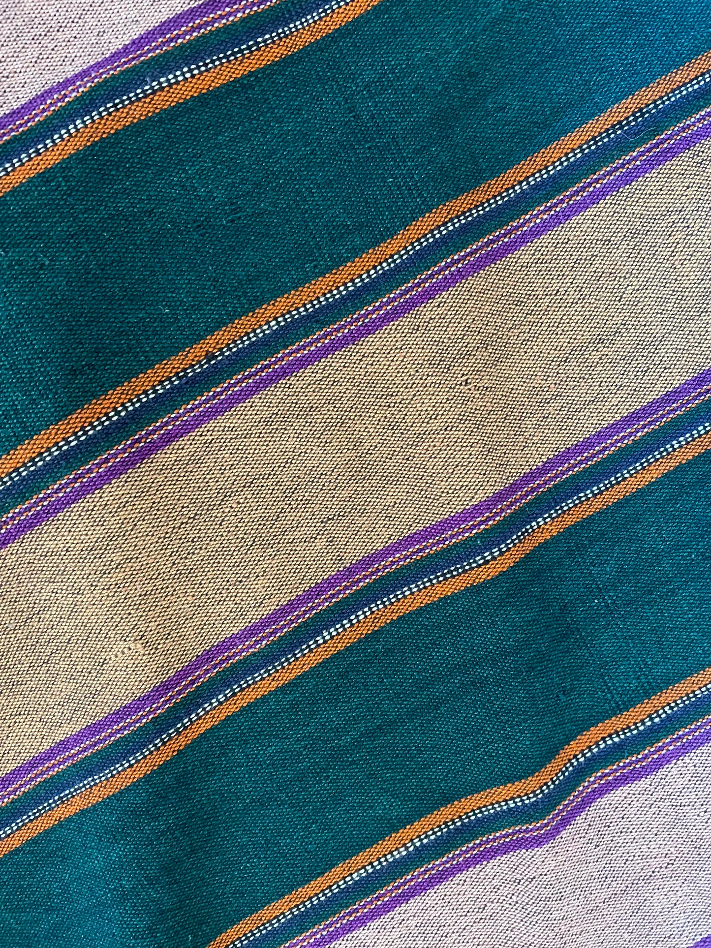 Vintage Handcrafted Cotton Stripe Skirt