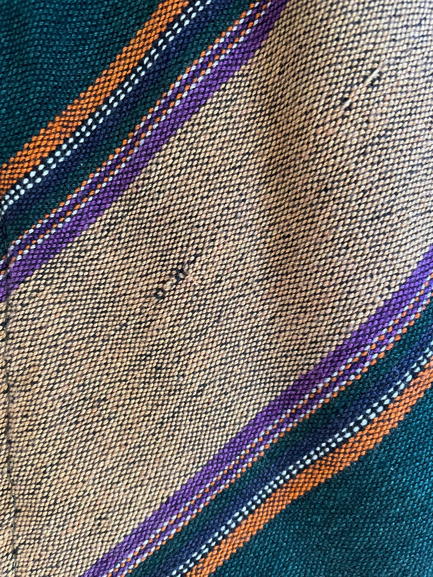 Vintage Handcrafted Cotton Stripe Skirt