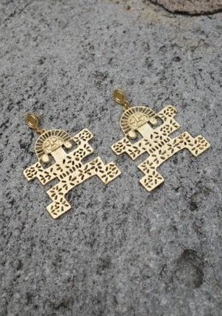 Suit of Lights Artisanal Precolombian Style Jaguar Earrings 26
