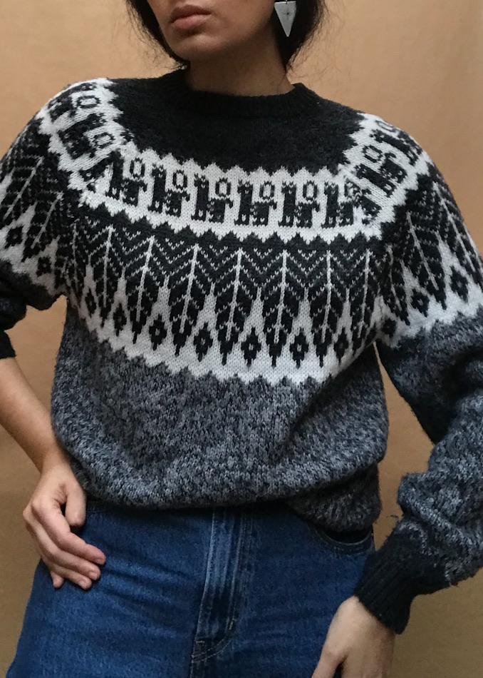 Suit of Lights Vintage Alpaca Knit Sweater 3