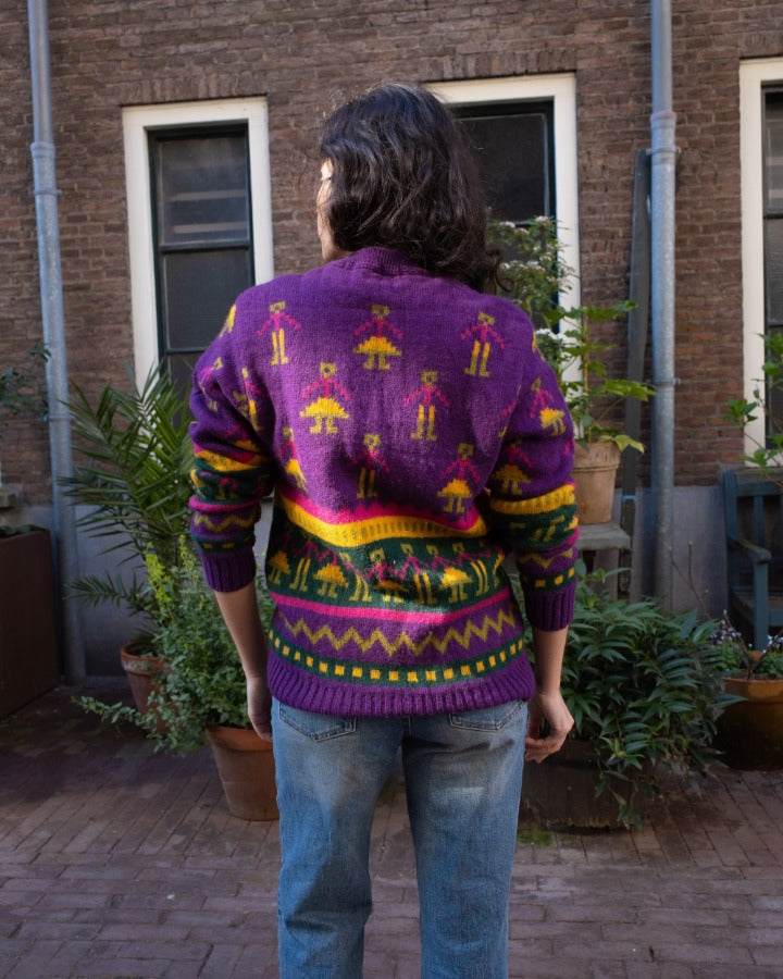 Suit of Lights Vintage United Colors Of Benetton Knit Cardigan 2