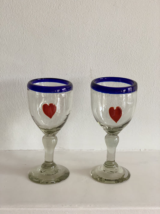 Suit of Lights Set Of Mexican Artisanal Glasses 1