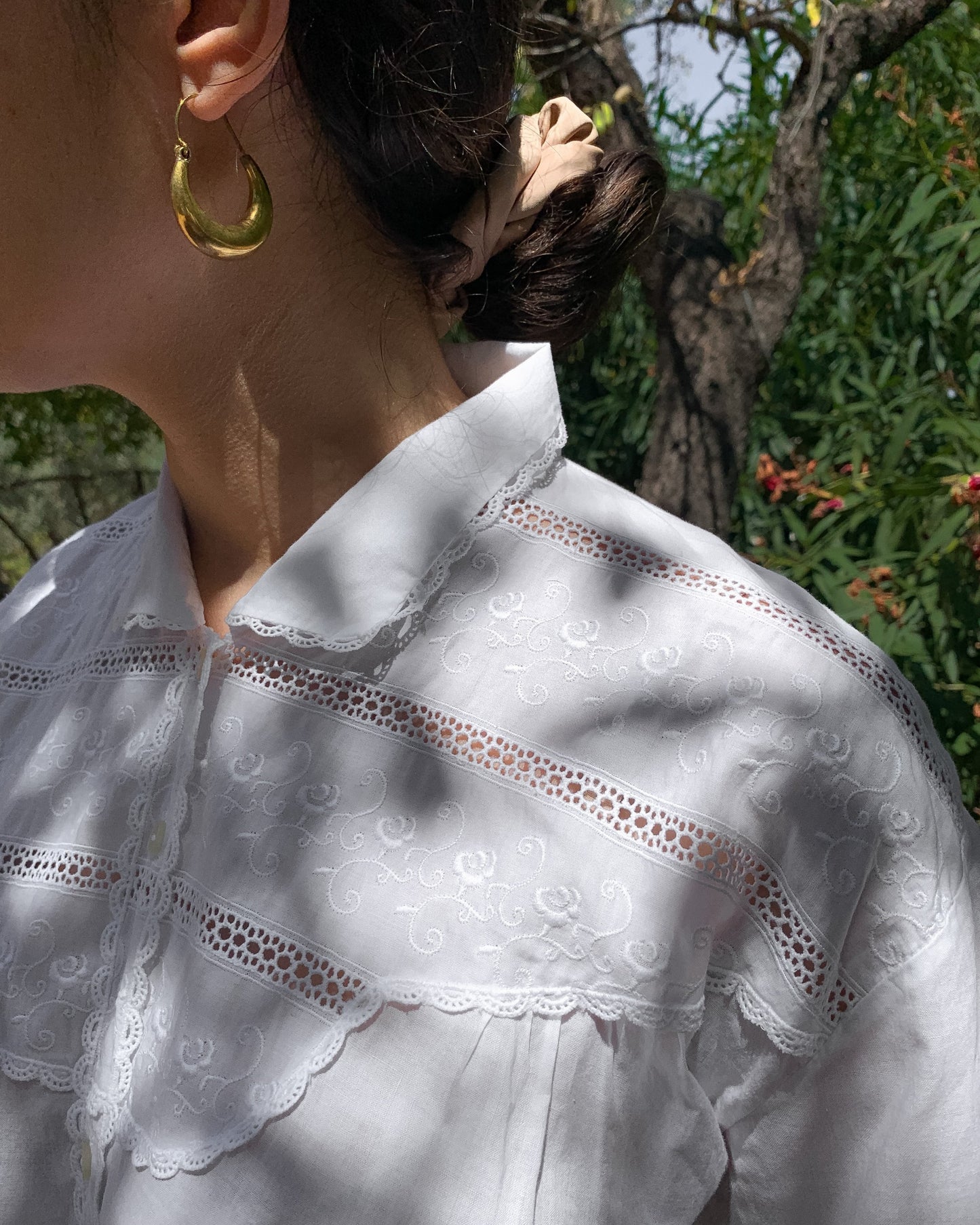 Suit of Lights Vintage Cotton Embroidered Blouse 6