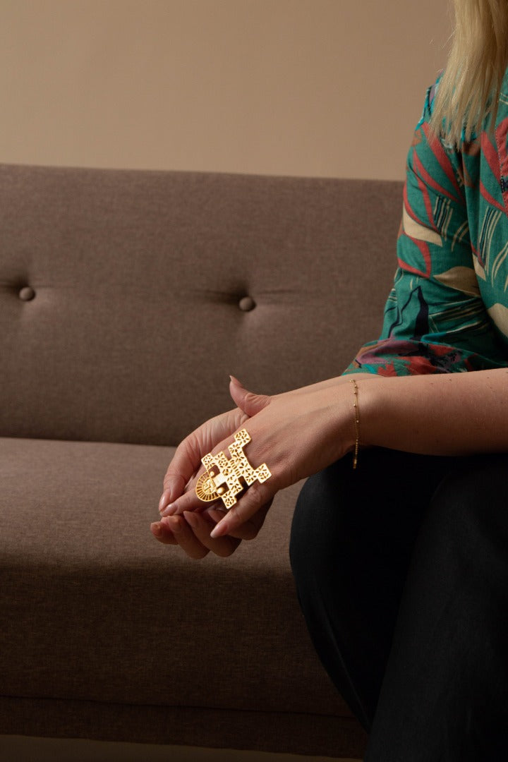 Suit of Lights Precolumbian Jaguar Ring 1