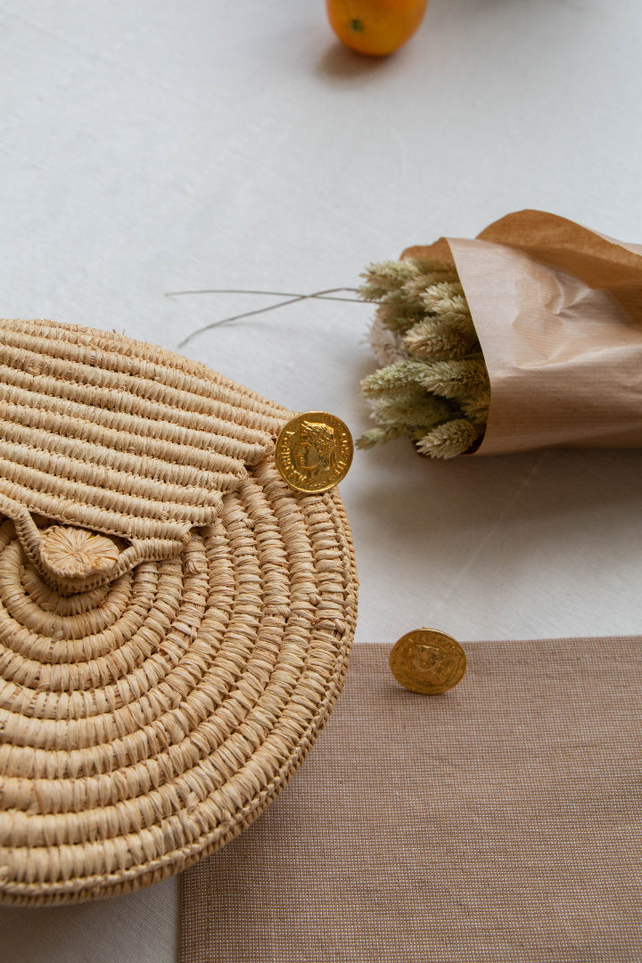 Artisanal Straw Crossbody Bag 6