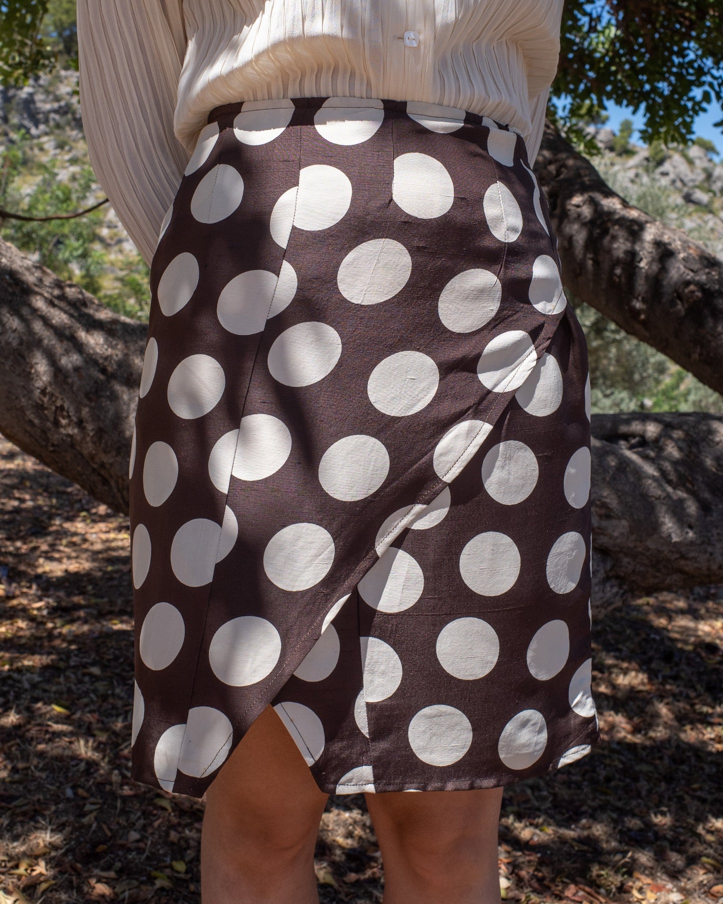 Suit of Lights Vintage Silk Wrap Skirt 3