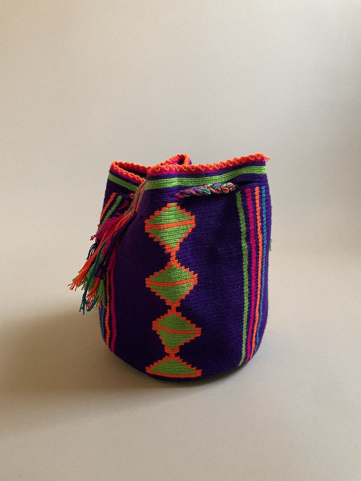 Suit of Lights Vintage Purple Mochila Bucket Bag