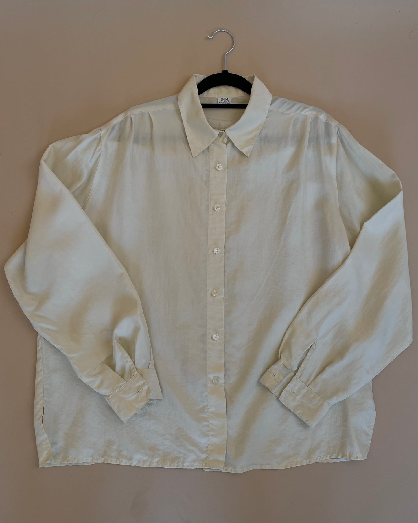 Vintage Relaxed Cufflink Shirt in Silk