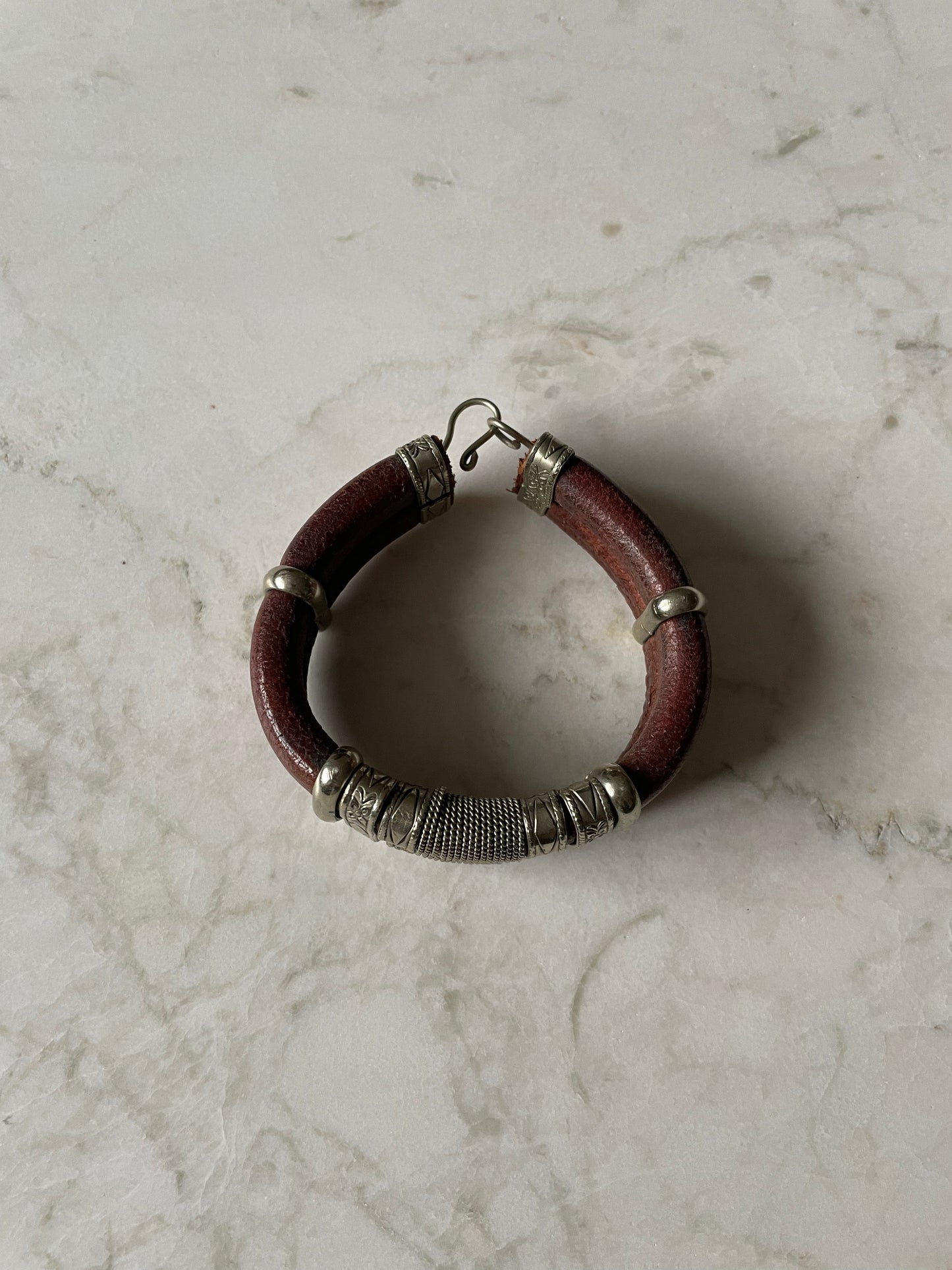 Vintage Leather Bangle