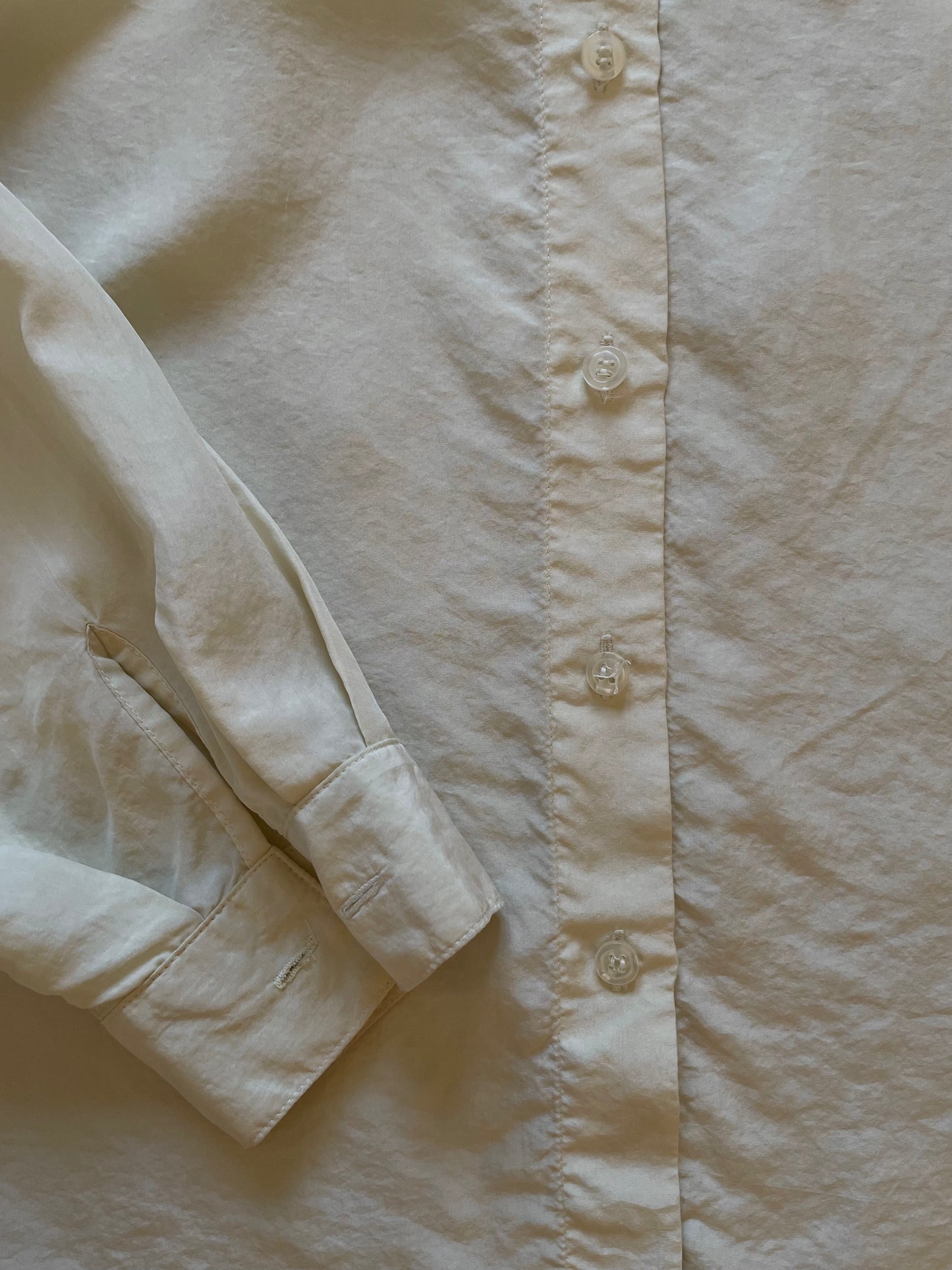 Vintage Relaxed Cufflink Shirt in Silk