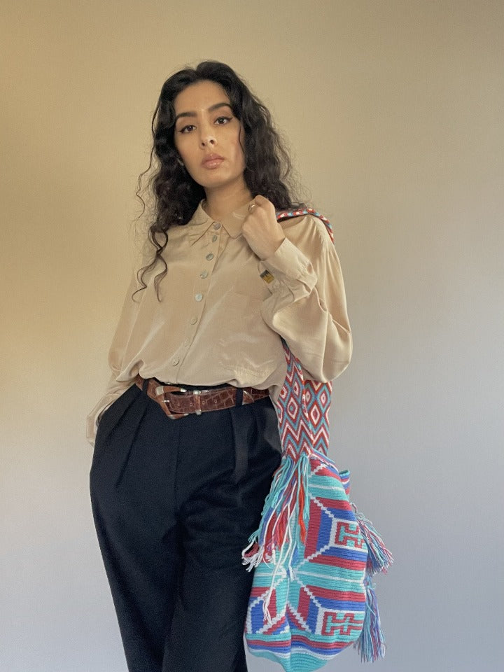 Suit of Lights Vintage Mochila Bag Blue 6