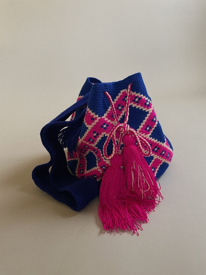 Suit of Lights Vintage Blue Mochila Bucket Bag 4